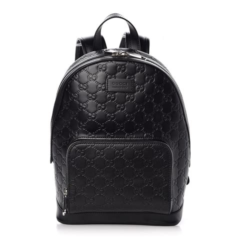 gucci backpack - black|Gucci black small backpack.